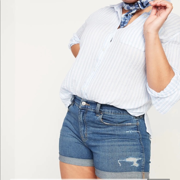 NWOT -Old Navy Boyfriend Jean Short - Picture 5 of 10